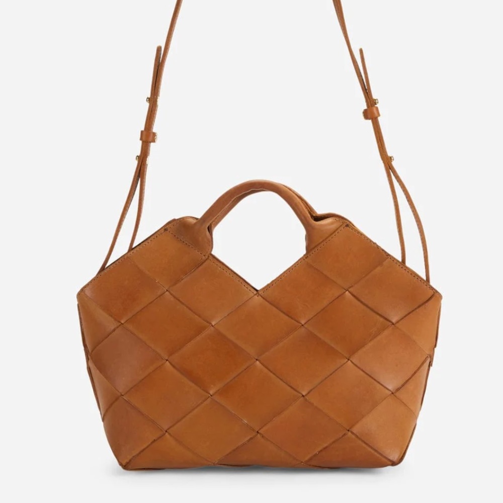 Woven Leather Bag